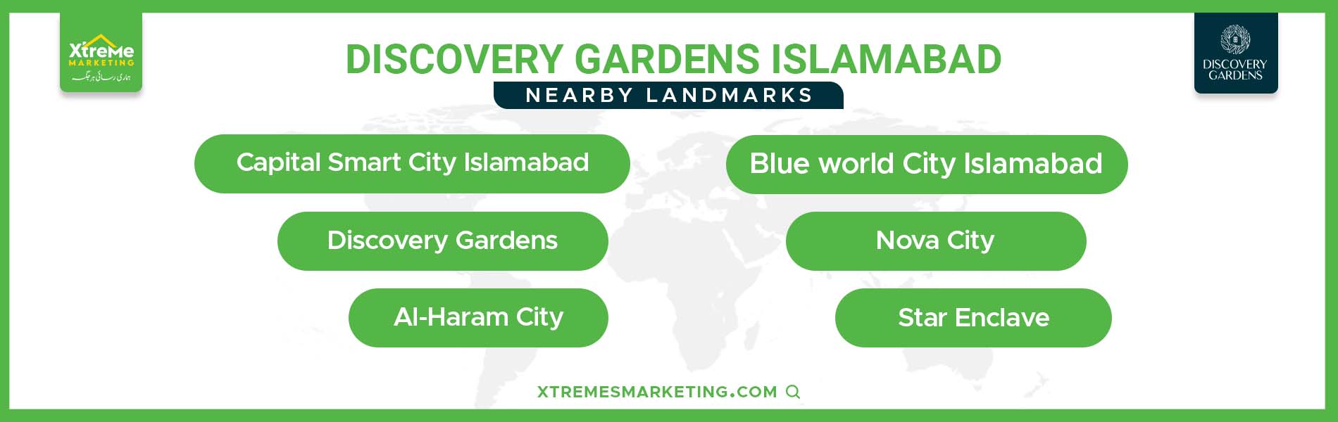 Discovery Gardens Islamabad Nearby Landmarks