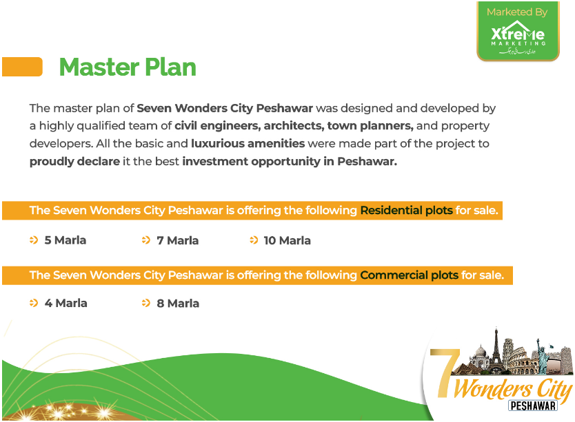 7 Wonders City Peshawar Master Plan