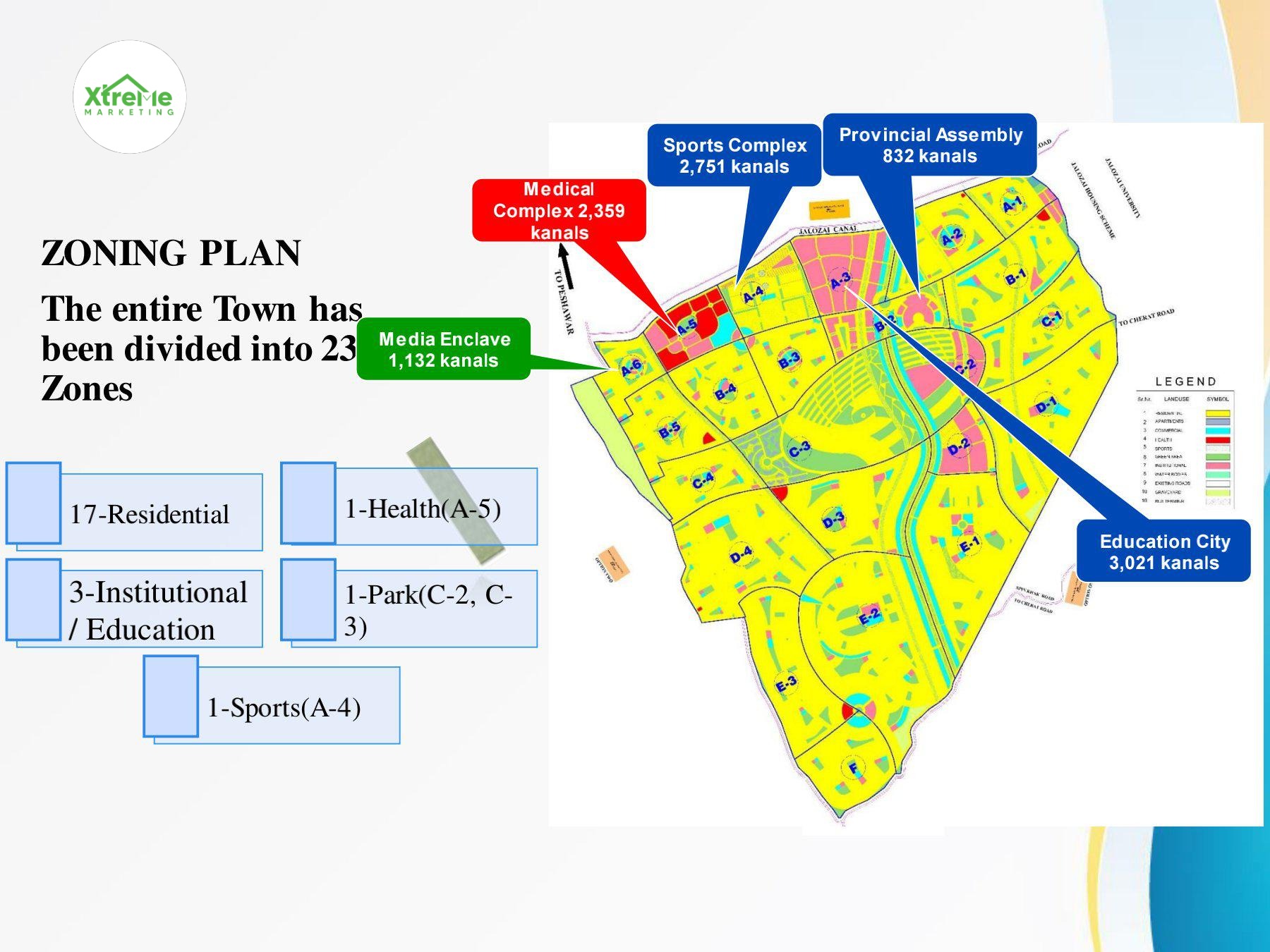 New Peshawar Valley Zoning Plan