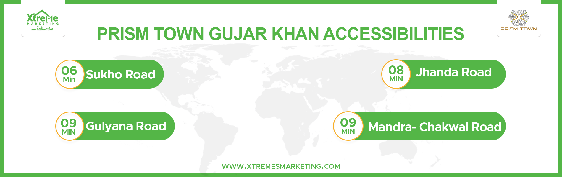 Prism Town Gujjar Khan Accessibilites