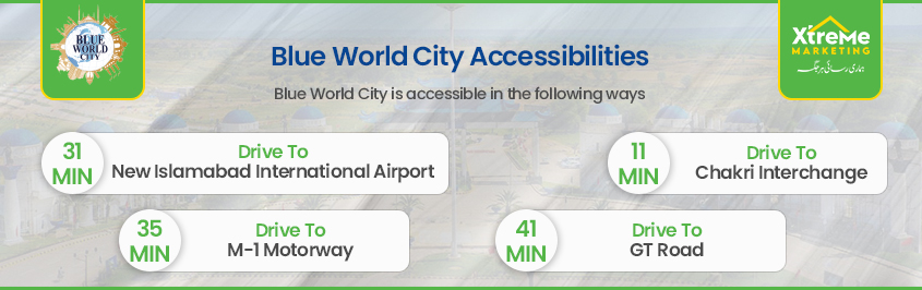 blue world city islamabad accessibility