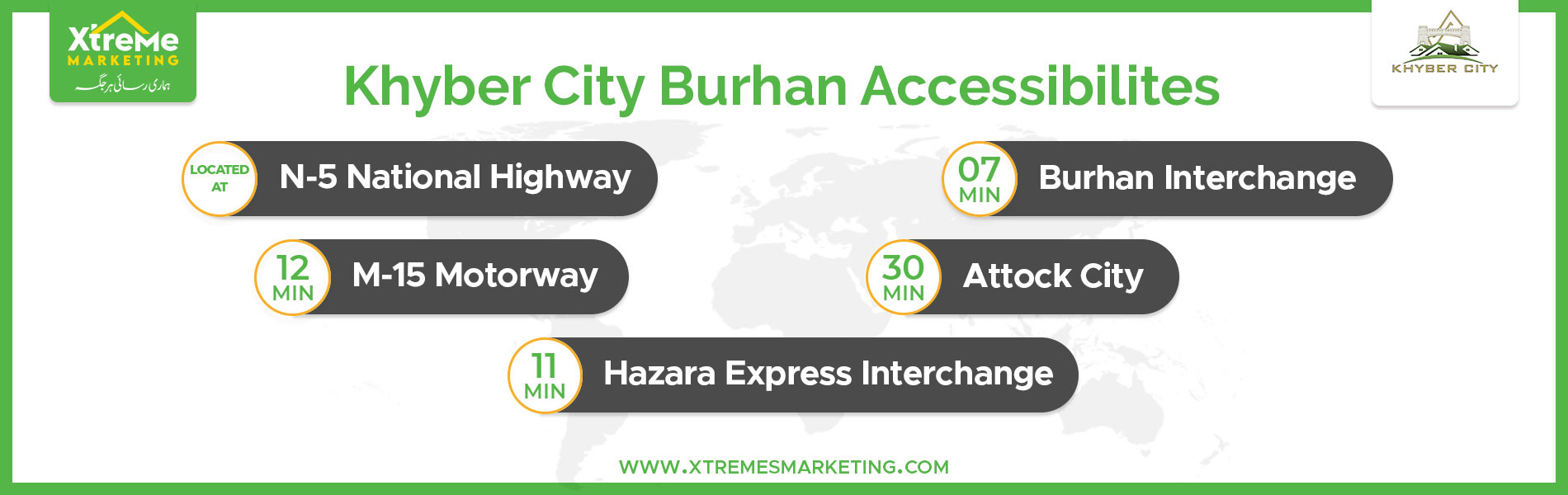 Khyber City Burhan Accessibilites