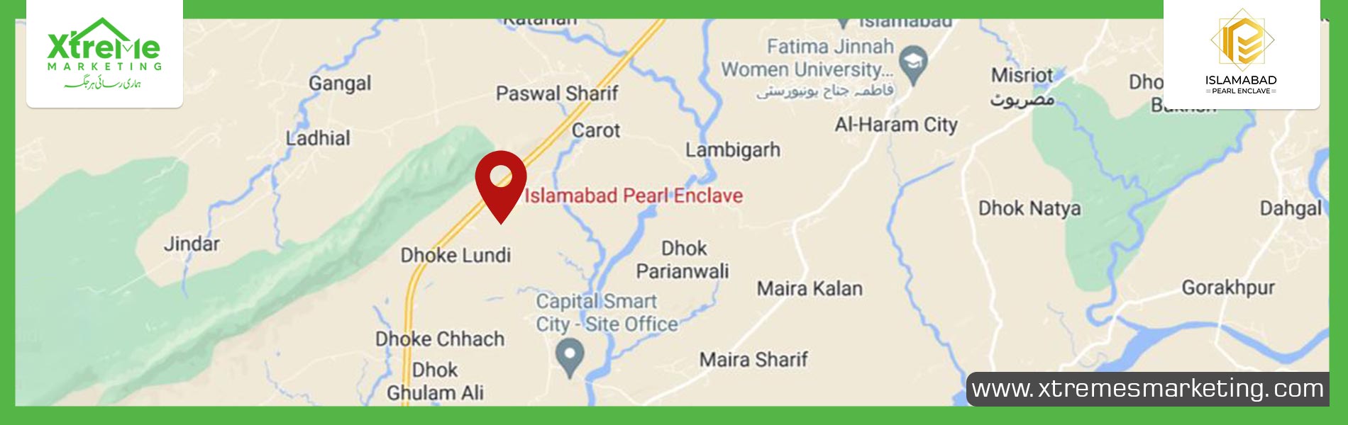 Pearl Enclave Islamabad LOCATION